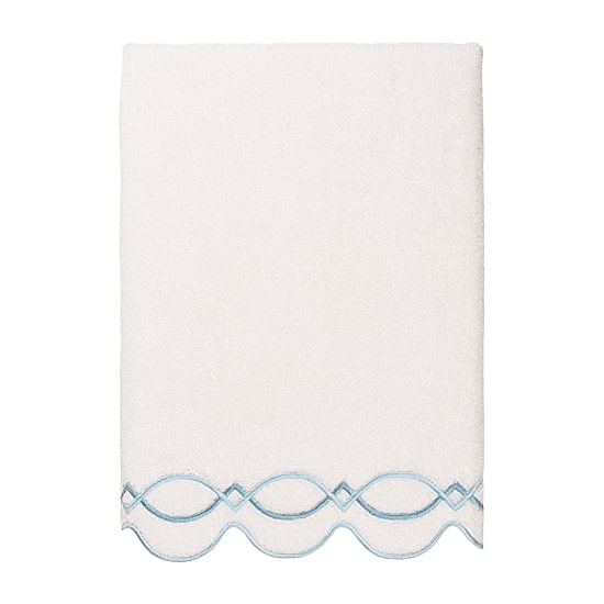 Linum Home Textiles Diamond Chain Scallop 6-pc. Quick Dry Bath Towel Set