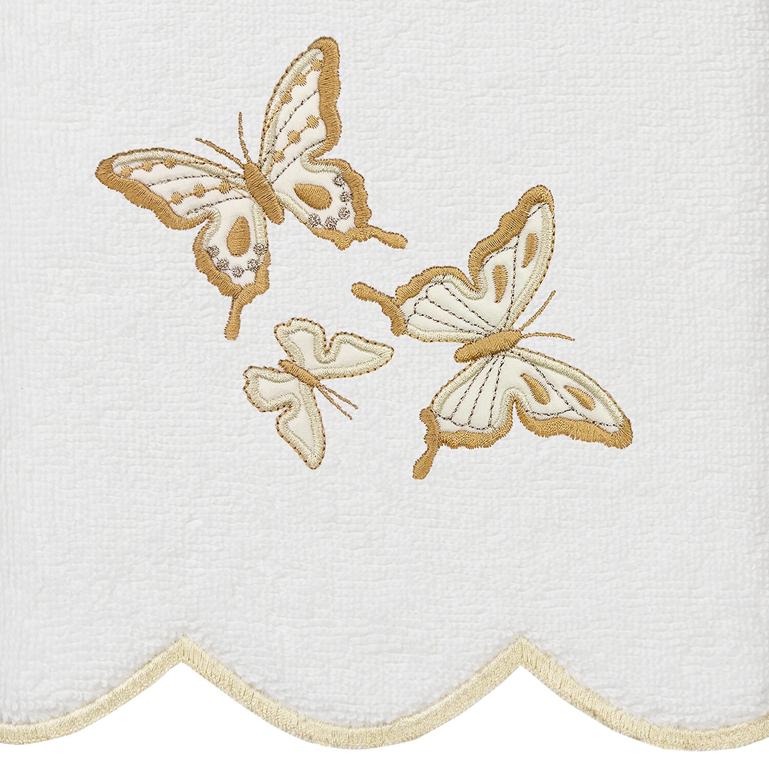 Linum Home Textiles Britney Scallop 3-pc. Quick Dry Bath Towel Set