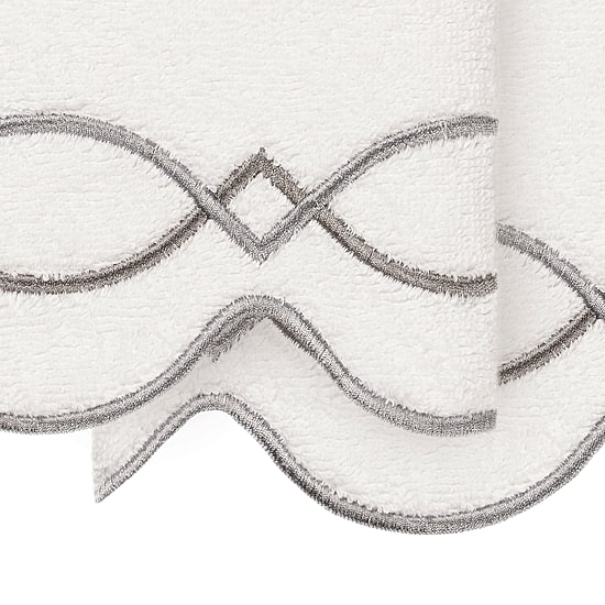 Linum Home Textiles Diamond Chain Scallop 2-pc. Hand Towel
