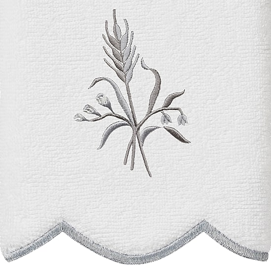 Linum Home Textiles Whitney Scallop 6-pc. Quick Dry Bath Towel Set
