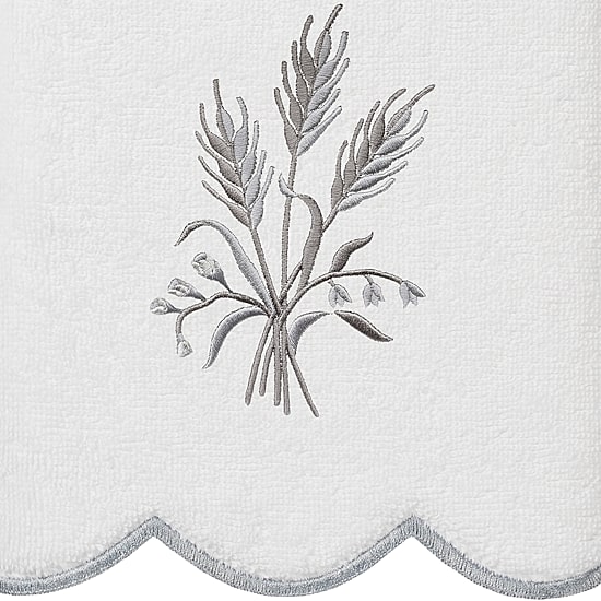 Linum Home Textiles Whitney Scallop 6-pc. Quick Dry Bath Towel Set