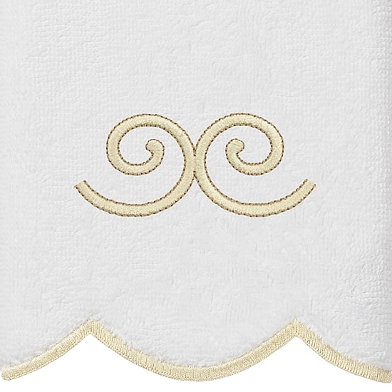 Linum Home Textiles Symmetra Scallop 6-pc. Quick Dry Bath Towel Set