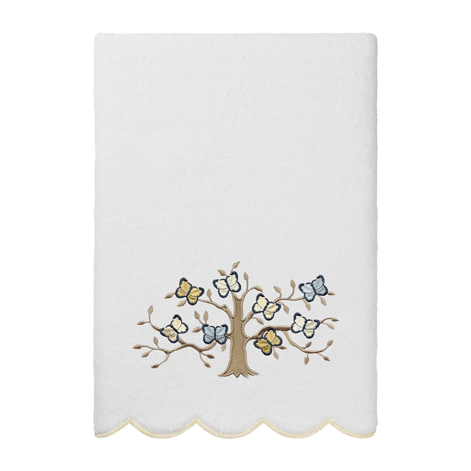 Linum Home Textiles Teresa Scallop 3-pc. Quick Dry Bath Towel Set