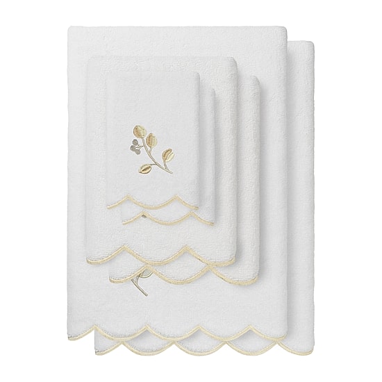 Linum Home Textiles Wild Branch Scallop 6-pc. Quick Dry Bath Towel Set