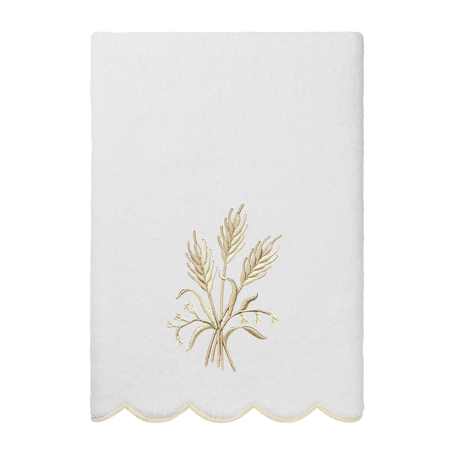 Linum Home Textiles Whitney Scallop 3-pc. Quick Dry Bath Towel Set