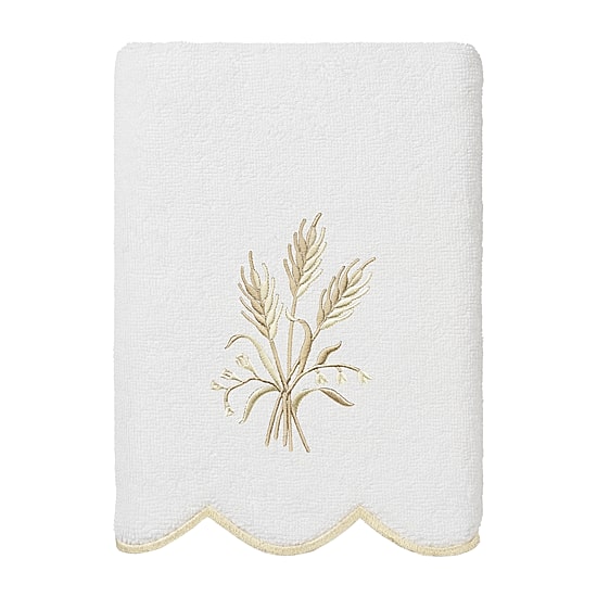 Linum Home Textiles Whitney Scallop 3-pc. Quick Dry Bath Towel Set