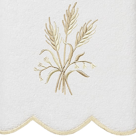 Linum Home Textiles Whitney Scallop 3-pc. Quick Dry Bath Towel Set