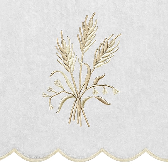 Linum Home Textiles Whitney Scallop 3-pc. Quick Dry Bath Towel Set