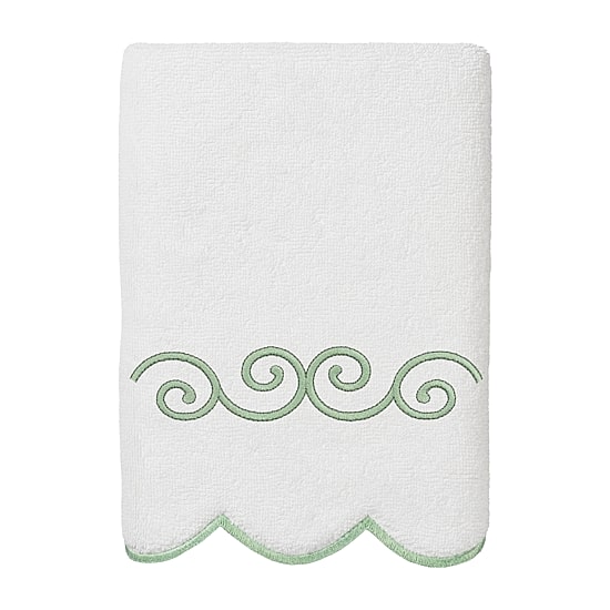 Linum Home Textiles Symmetra Scallop 3-pc. Quick Dry Bath Towel Set