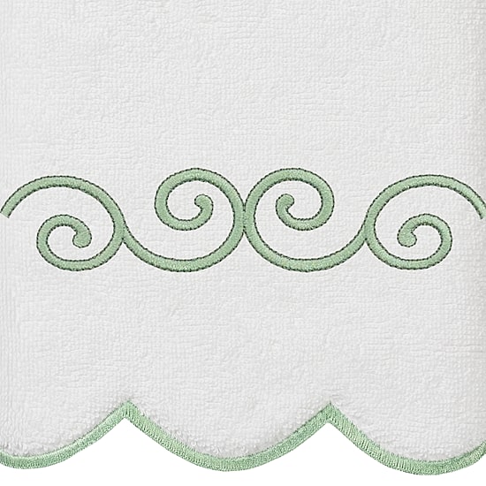 Linum Home Textiles Symmetra Scallop 3-pc. Quick Dry Bath Towel Set