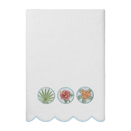 Linum Home Textiles Maui Scallop 3-pc. Quick Dry Bath Towel Set