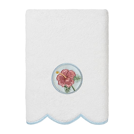 Linum Home Textiles Maui Scallop 3-pc. Quick Dry Bath Towel Set