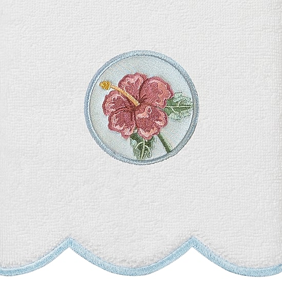 Linum Home Textiles Maui Scallop 3-pc. Quick Dry Bath Towel Set