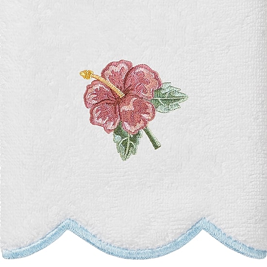 Linum Home Textiles Maui Scallop 3-pc. Quick Dry Bath Towel Set
