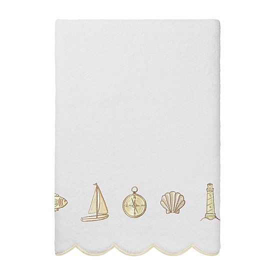 Linum Home Textiles Sea Joy Scallop 3-pc. Quick Dry Bath Towel Set