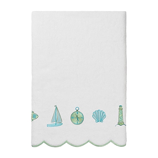 Linum Home Textiles Sea Joy Scallop 6-pc. Quick Dry Bath Towel Set