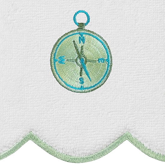 Linum Home Textiles Sea Joy Scallop 6-pc. Quick Dry Bath Towel Set