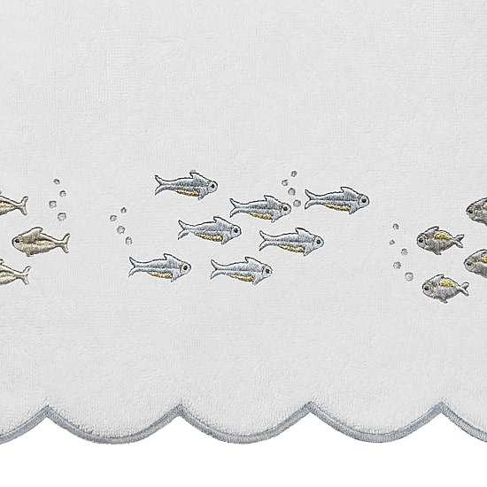 Linum Home Textiles Fish School Scallop 6-pc. Quick Dry Bath Towel Set