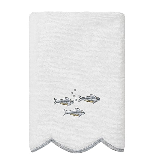 Linum Home Textiles Fish School Scallop 6-pc. Quick Dry Bath Towel Set
