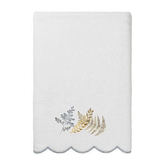 Linum Home Textiles Fern Toss Scallop 6-pc. Quick Dry Bath Towel Set