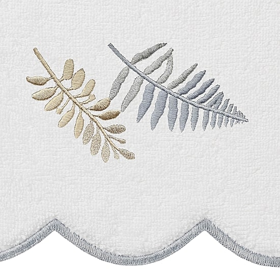 Linum Home Textiles Fern Toss Scallop 6-pc. Quick Dry Bath Towel Set