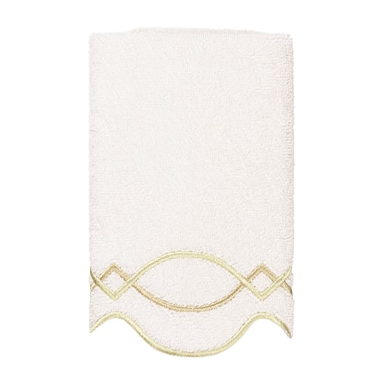 Linum Home Textiles Diamond Chain Scallop 3-pc. Quick Dry Bath Towel Set