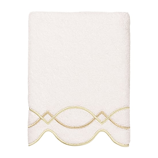 Linum Home Textiles Diamond Chain Scallop 3-pc. Quick Dry Bath Towel Set