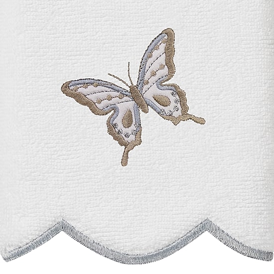 Linum Home Textiles Britney Scallop 6-pc. Quick Dry Bath Towel Set