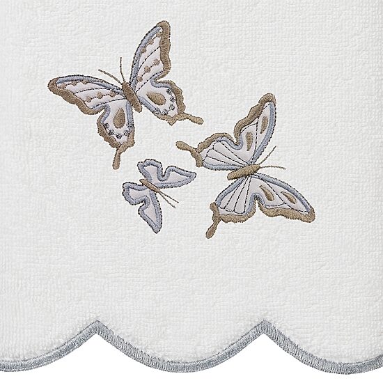Linum Home Textiles Britney Scallop 6-pc. Quick Dry Bath Towel Set