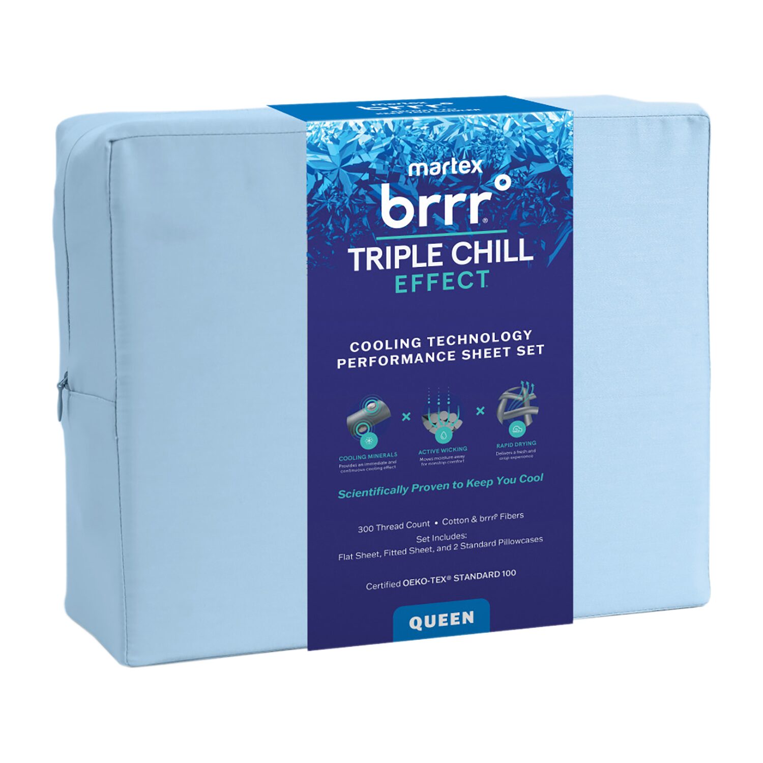Martex Cooling Brrr 300tc Pillowcase