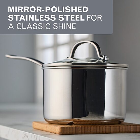 Farberware Millennium Stainless Steel 3-qt. Sauce Pan