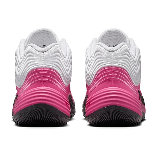 Nike Precision Mid Mens Basketball Shoes, Color: White Pink Black