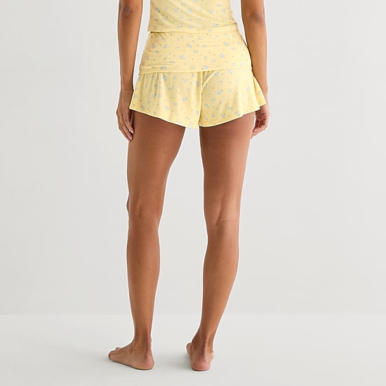 Arizona Cloud Kissed Womens Juniors Pajama Shorts