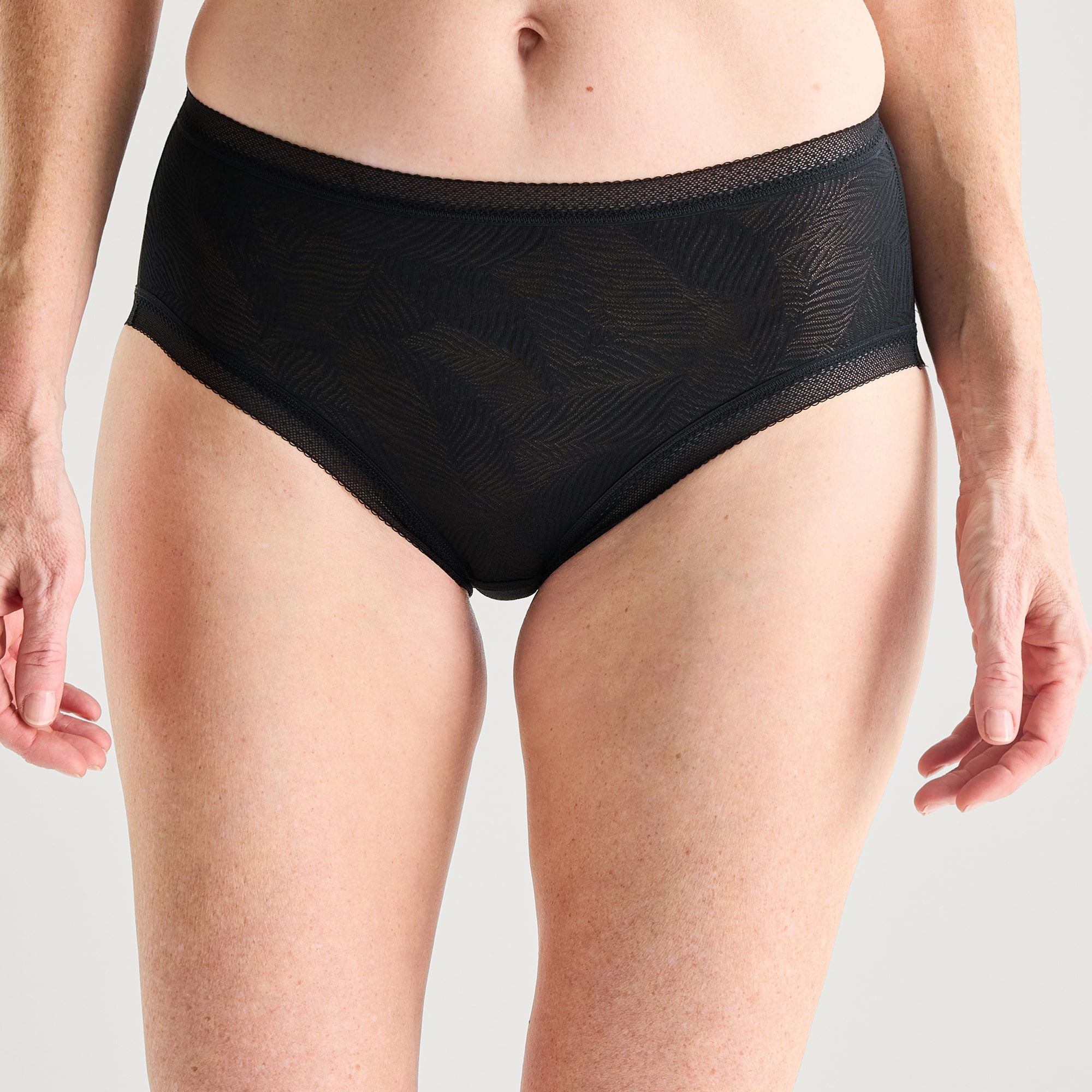 Ambrielle Smooth Lace Brief Panty