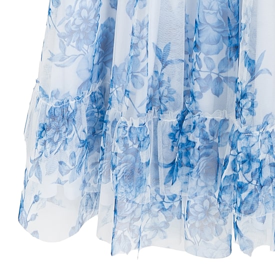 Rare Editions Big Kid Girls Flutter Short Sleeve Floral Maxi Dress