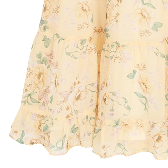 Rare Editions Big Kid Girls Short Sleeve Floral Maxi Dress