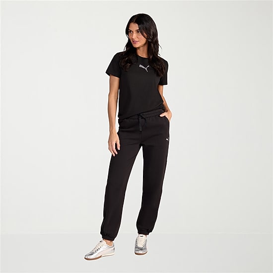 PUMA Womens Crew Neck Short Sleeve Active T-Shirt