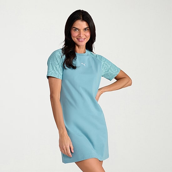 PUMA Short Sleeve Lace T-Shirt Dress