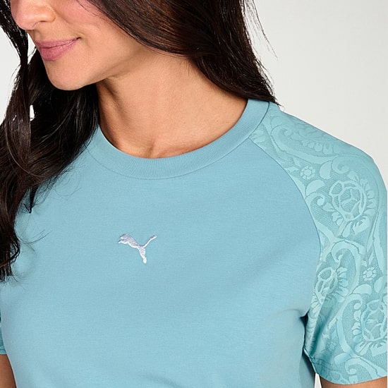 PUMA Short Sleeve Lace T-Shirt Dress