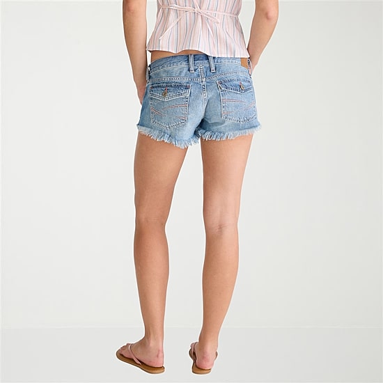 AEROPOSTALE Womens 2 1/2" Low Rise Juniors Denim Short