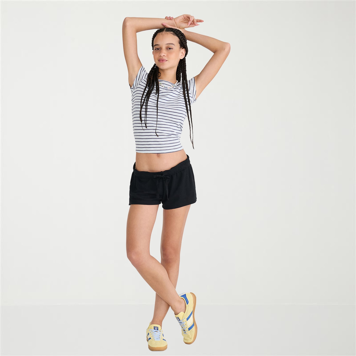 AEROPOSTALE Womens Mid Rise Juniors Pull-On Short
