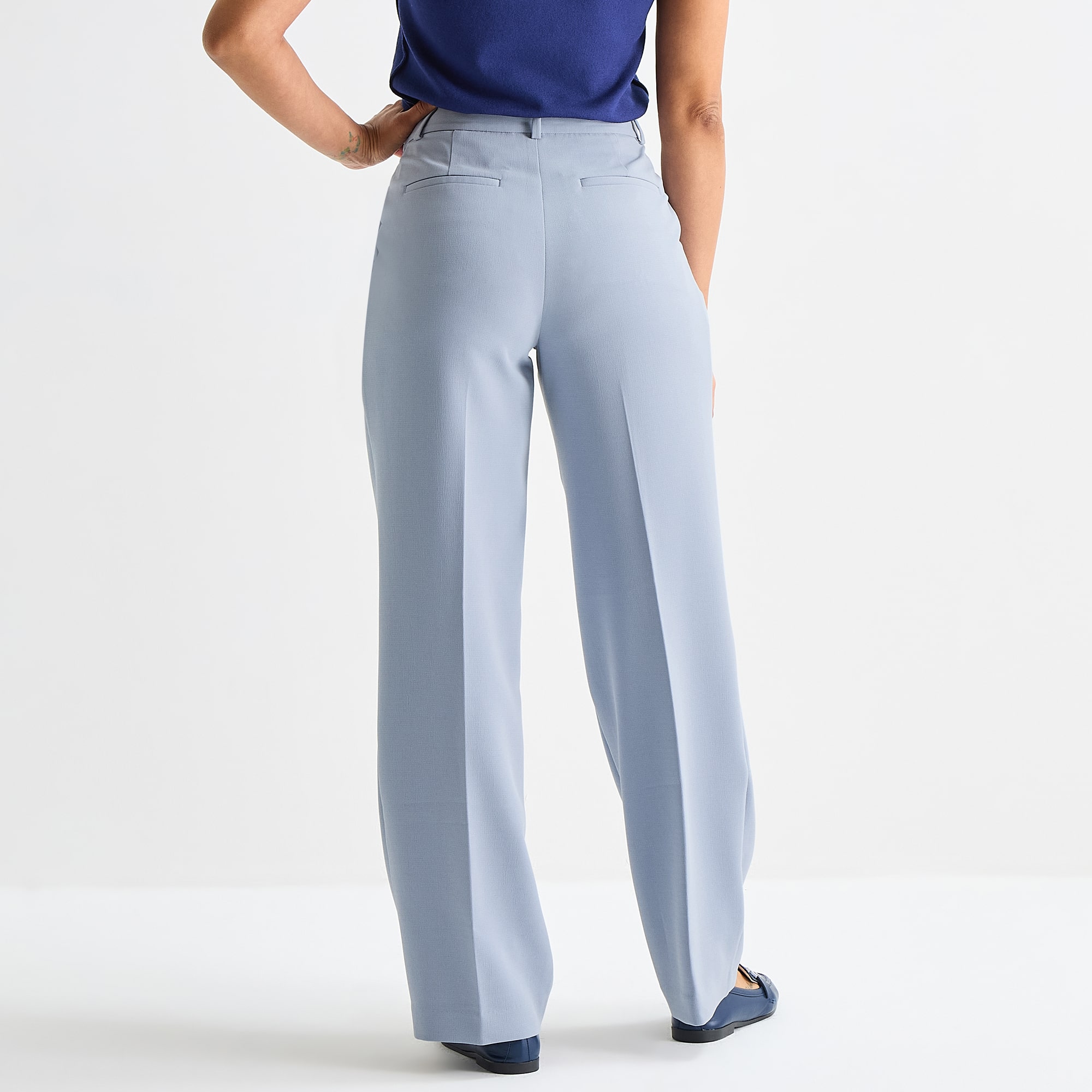Worthington Womens Tall Straight High Rise Trouser