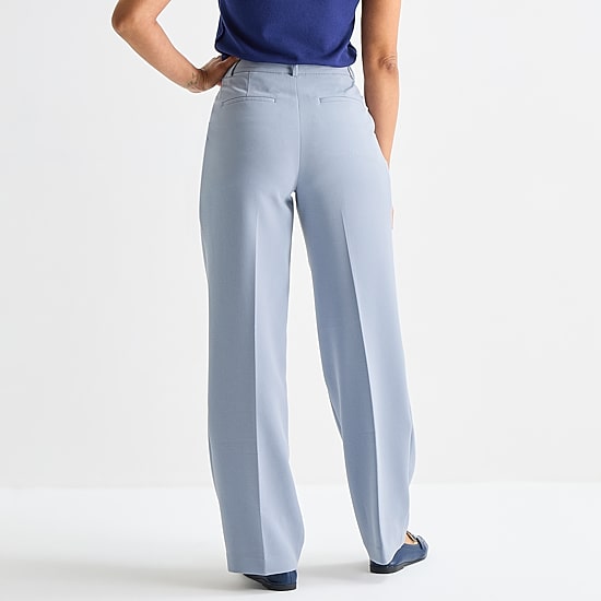 Worthington Womens Tall Straight High Rise Trouser