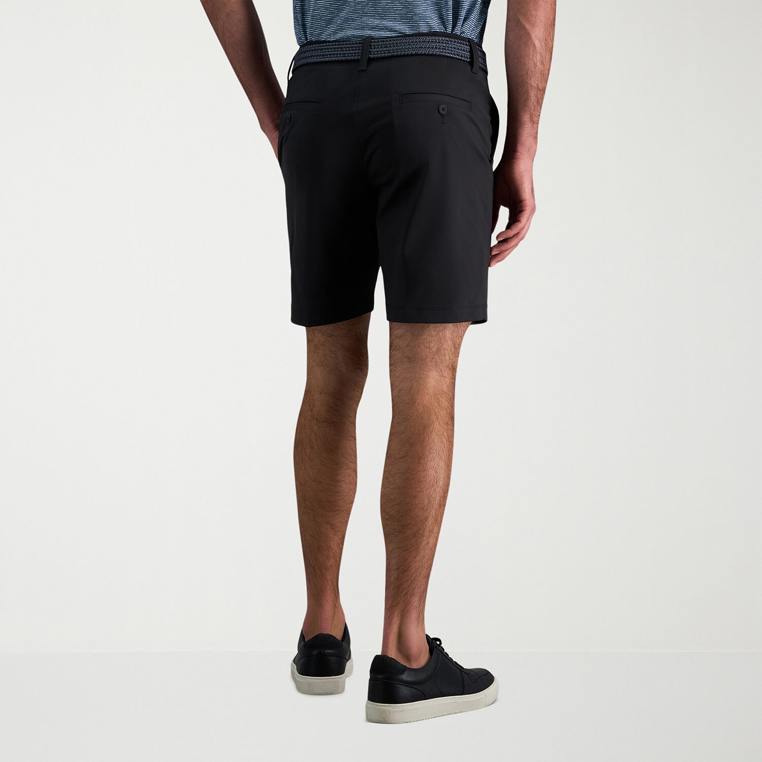Haggar Sport Performance Mens 9" Stretch Fabric Chino Short