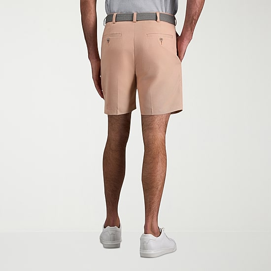 Haggar Cool 18 Pro Mens 7" Moisture Wicking 1 Pair Golf Short