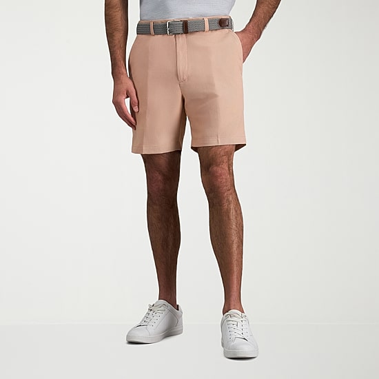 Haggar Cool 18 Pro Mens 7" Moisture Wicking 1 Pair Golf Short