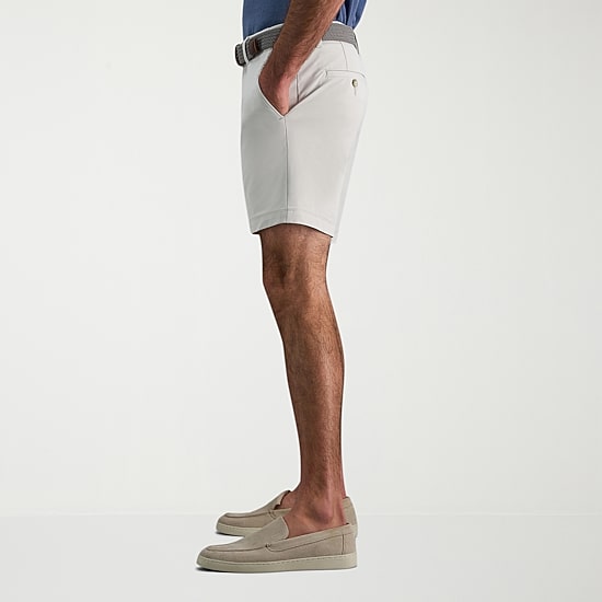 Haggar Sport Performance Mens 7" Stretch Fabric Chino Short