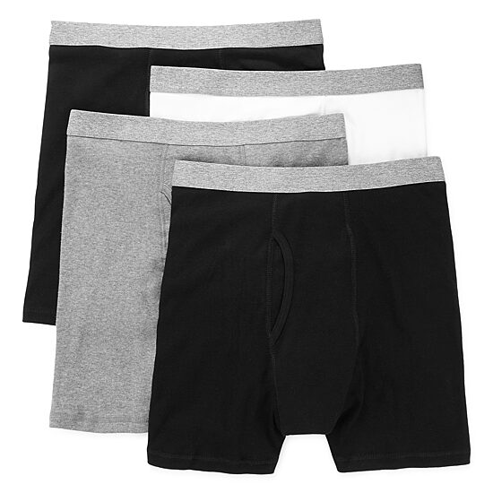 Stafford Mens 4 Pack Boxer Briefs 302866