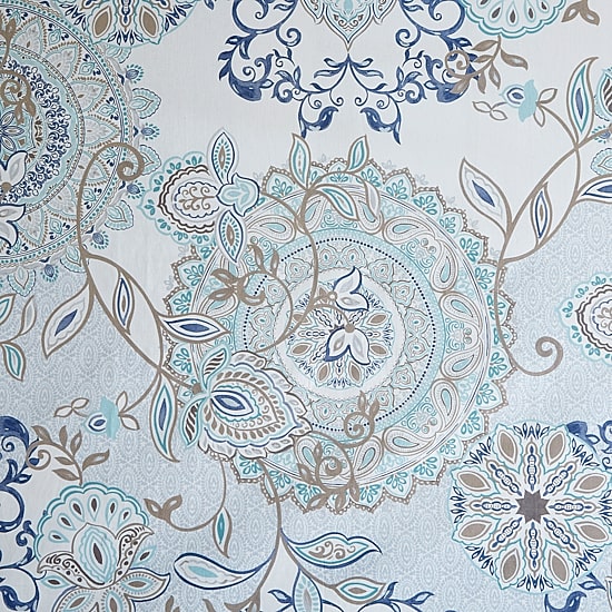 Madison Park Loleta Cotton Printed Shower Curtain