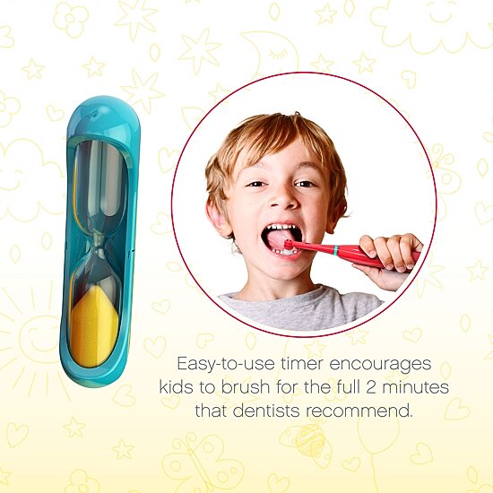 Brusheez Kid's Electric Toothbrush Set - Pepper the Dinosaur